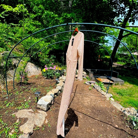 PROM Sequin CHAMPAGNE DRESS - Picture 9 of 14